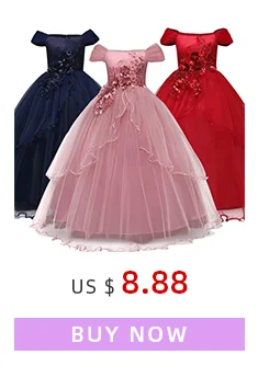 Autumn Winter Long Sleeve Girls Clothes 3-8 Years Kids Dresses for Girls  Birthday Party Flower tutu Gown Children Clothes fancy baby dresses