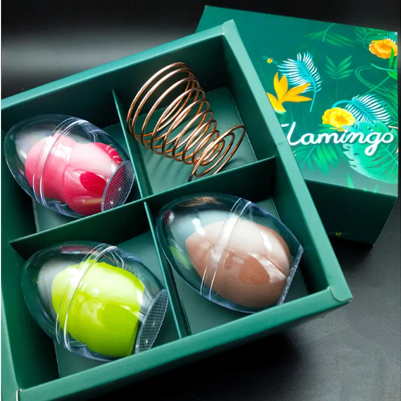 

Gourd Water Drop Makeup Egg Wet And Dry Beauty Makeup Egg Face Wash Makeup Sponge Set No Puff Cosmetic Tool Gift Box