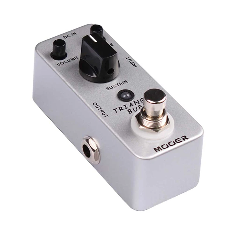 Mooer triangle Buff Fuzz Guitar Effect Pedal легендарный насыщенный сливочный/скрипичный звук/хороший тон Fuzz полностью металлический корпус True Bypass