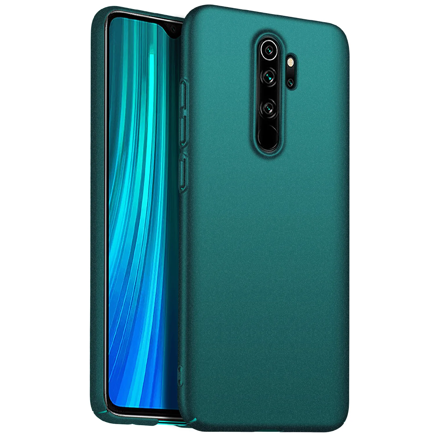 Для Xiaomi Redmi Note 8 Pro Чехол Высококачественный жесткий ПК Тонкий матовый защитный чехол для Xiaomi Redmi Note 8 8pro note8 - Цвет: green