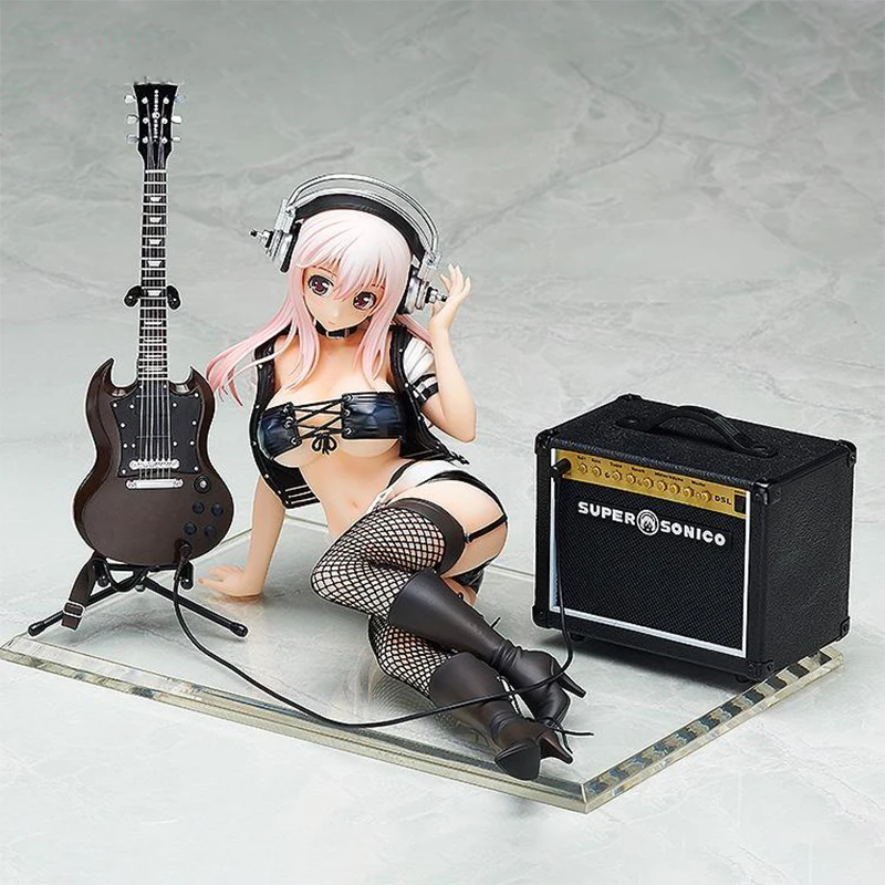 Skup Nitro Super Sonic Super Sonico po imprezie pcv figurka Anime Sexy Girl model figurki zabawki kolekcjonerskie lalki prezent