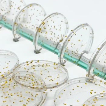 

38mm Book Binding Supplies Plastic Binding Discs Mushroom Hole Binder Flash Point Disc Binding Loose-leaf Ring