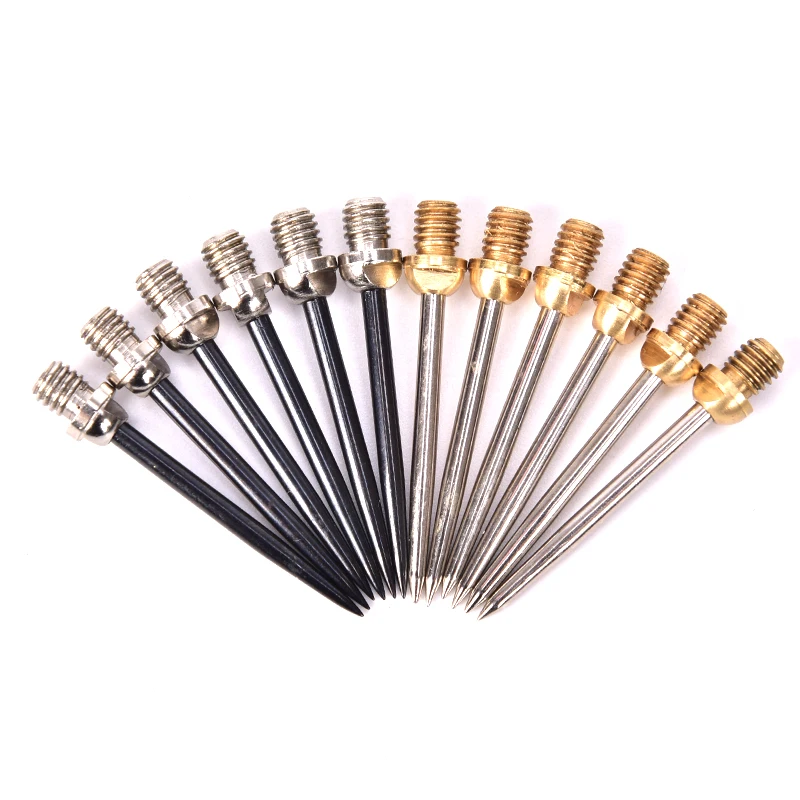 6pcs Professional Replaceable Dart Steel Tip; Dart Accessories 2BA Thread