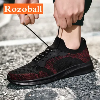 

Light Men Mesh Sneakers Breath Vulcanized Shoes Fashion Casual Men Flat Sport Shoes Men Outdoor Walk Shoe Dropshipping Rozoball