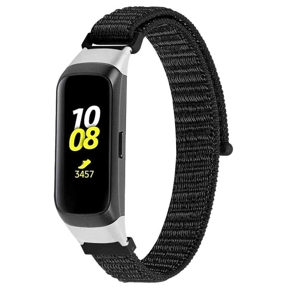 Модный ремешок для наручных часов для samsung galaxy fit SM-R370, нейлоновый ремешок для наручных часов, умный Браслет для galaxy fit-e SM-R375+ рамка