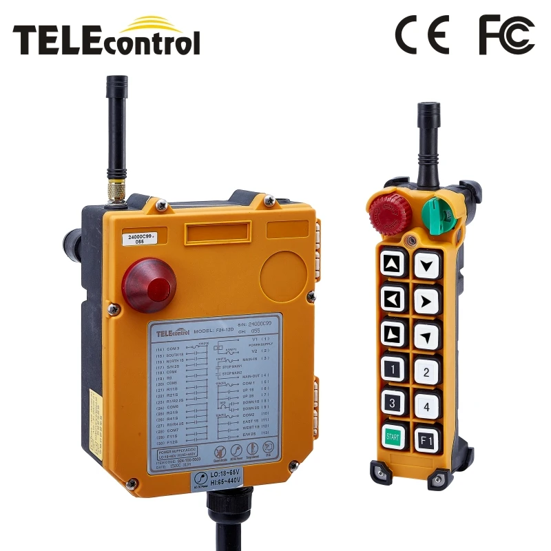 

Industrial Remote Control Switches F24-12S Hoist Crane Remote Controller Lift Crane 220V 380V 110V 12V 24V 36V