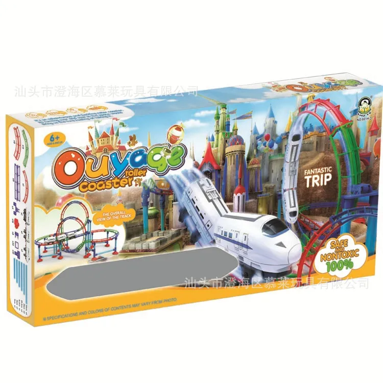 

Harmony Assembled Rail Car Fire Wheel Multilayer Camera Track Educational Flexible Car Toy