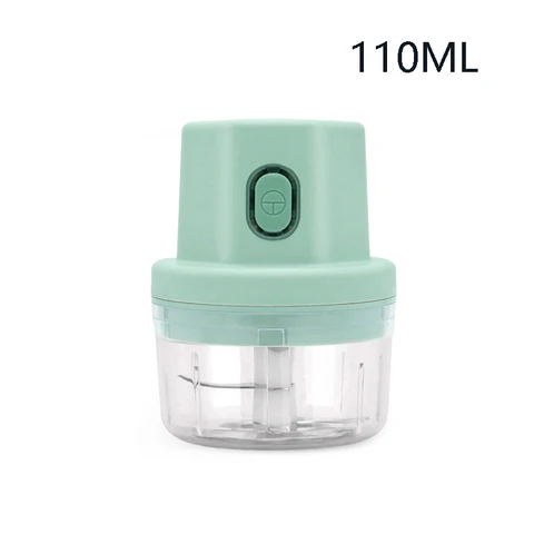 Food Crusher Mini Garlic Press Food Vegetable Chopper Squeezer Kitchen Meat Grinder Garlic Masher Machine 110/250ML