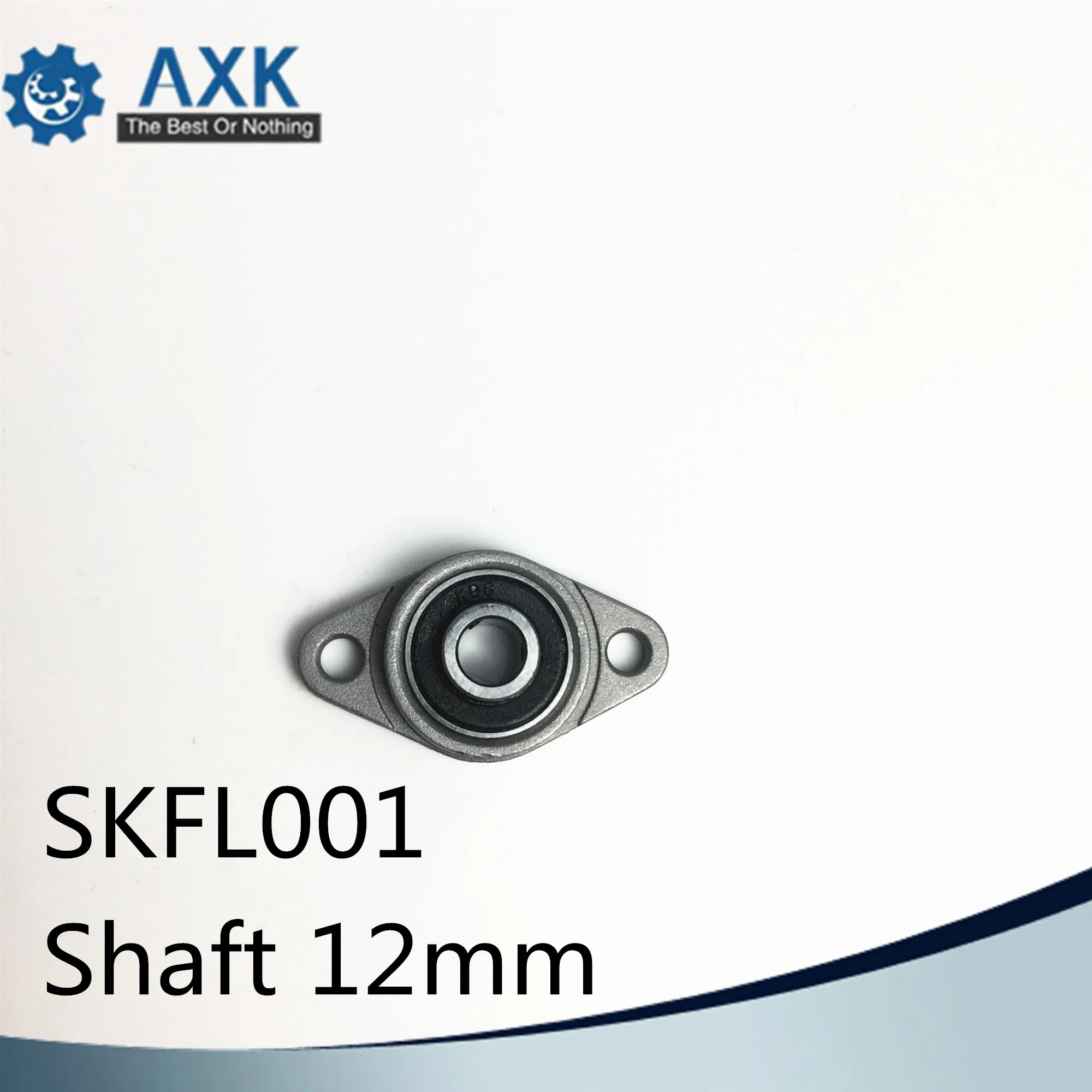SKFL001 Bearing Shaft 12mm ( 1 Pc ) SSKFL001 Stainless Steel Pillow Block S KFL001 12 mm BearingsAB
