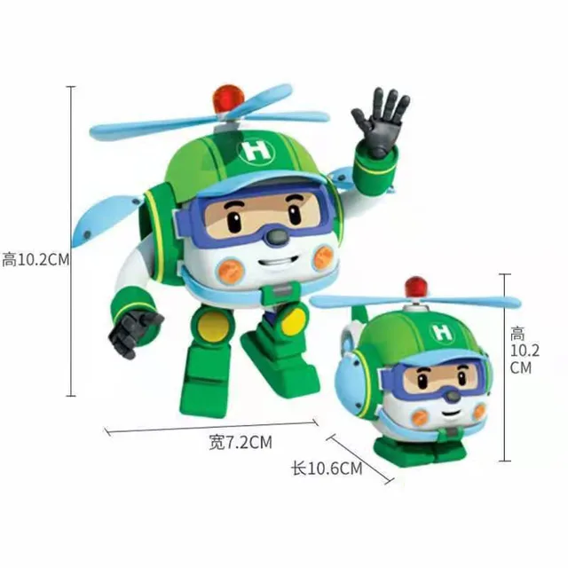 Silverlit Robocar Korea Robot Kids Toys Transformation Anime Action Figure Poli Toys For Children 4