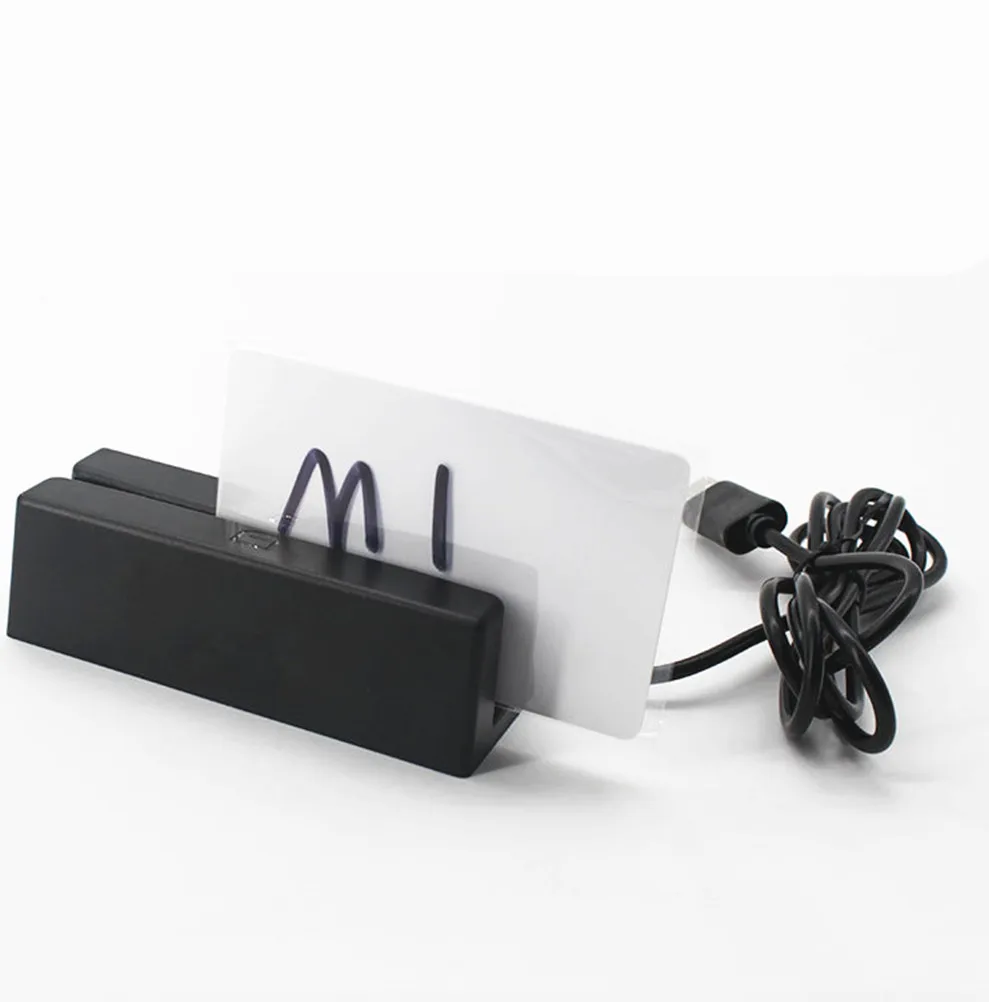 USB MSR100 магнитный считыватель данных ленточная карта 3 трека pos|Картридеры| |