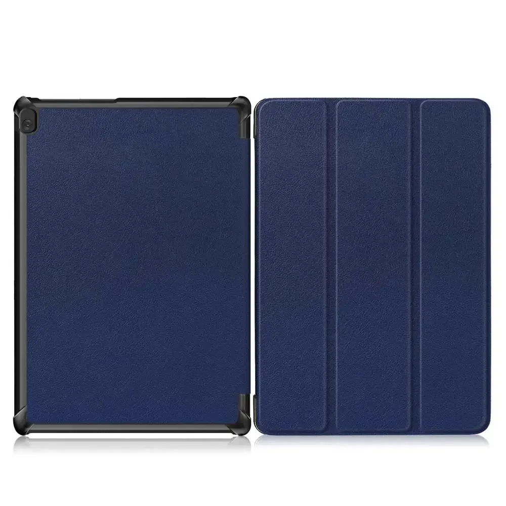 M10-KST-Darkblue Чехол для lenovo tab M10 планшет для M10 TB-X605F TB-X605L TB-X505F крышка чехол+ подарок - Цвет: M10-KST-Darkblue