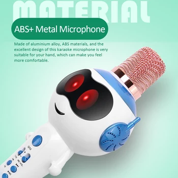 

Kids Karaokes Player Wireless Microphone micro Treasure Bluetooth microphone for Iphones Ipads Android smart phone