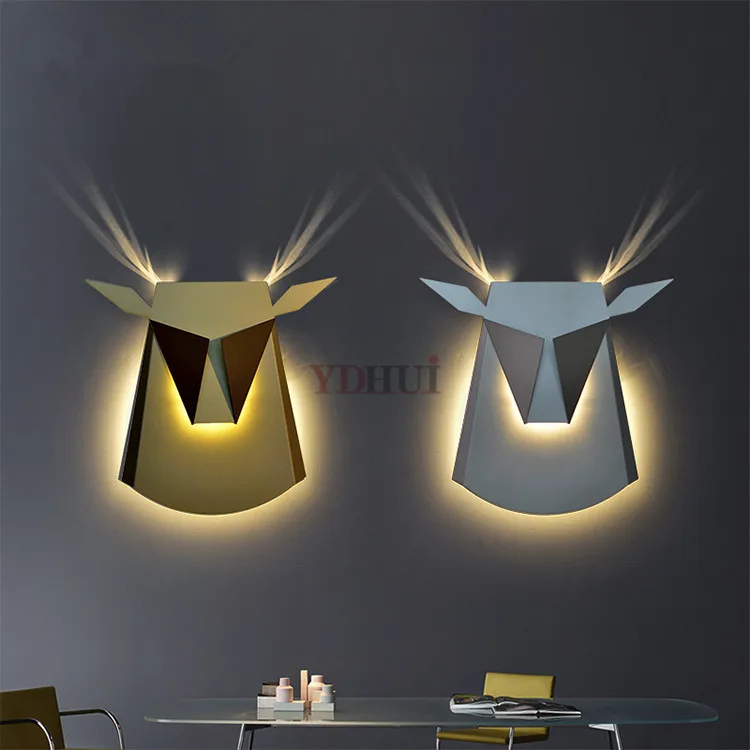 

Northern European-Style Cool Wall Lamps Library Bedroom Restaurant Wall Lamp Hallway Coffee Shop Tauren Decoration Bedside Wall