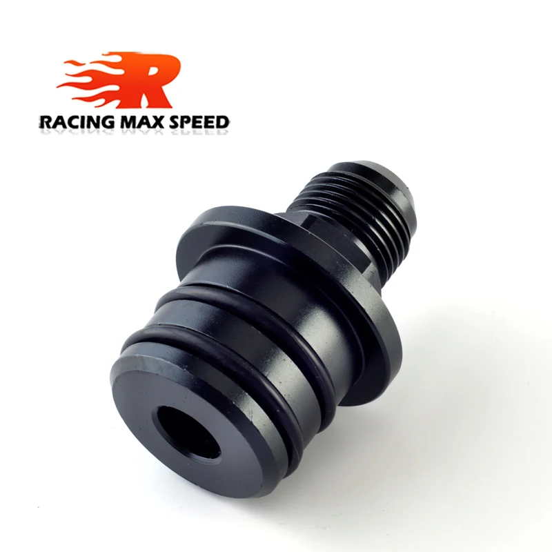 High quality AN10 aluminum Black Rear Block Breather Fittings Adapter For Oil Catch Can B16 B18 B20