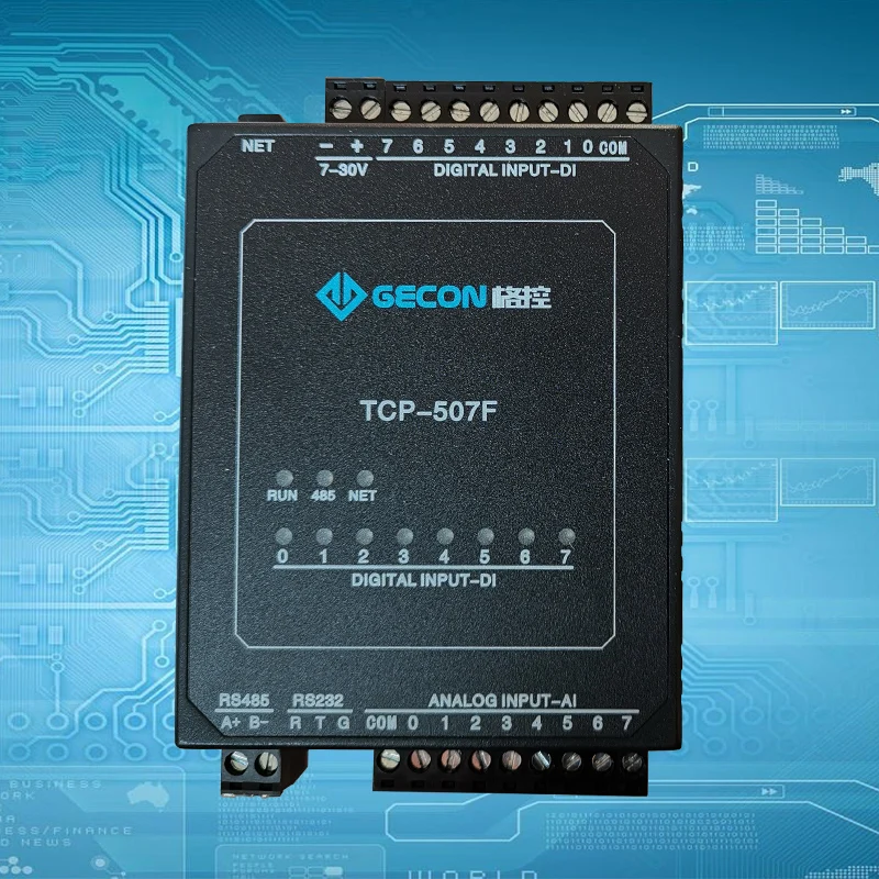 Модуль Ethernet 8AI8DI модуль контроля сбора промышленного оборудования управления