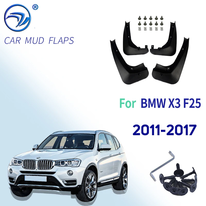 4pcs Car Fender Flares Mud Splash Guards Mud Flaps Mudguards Mudflaps