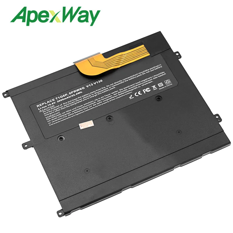 Аккумулятор Apexway для ноутбука DELL 11 1 В 3000 мАч V13 V13Z V130 V1300 0NTG4J 0PRW6G 0449TX PRW6G T1G6P|battery bike for