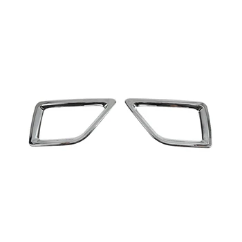 

2Pcs Chrome Front Bumper Air Inlet Vent Cover Trim for Jeep Cherokee 2019+