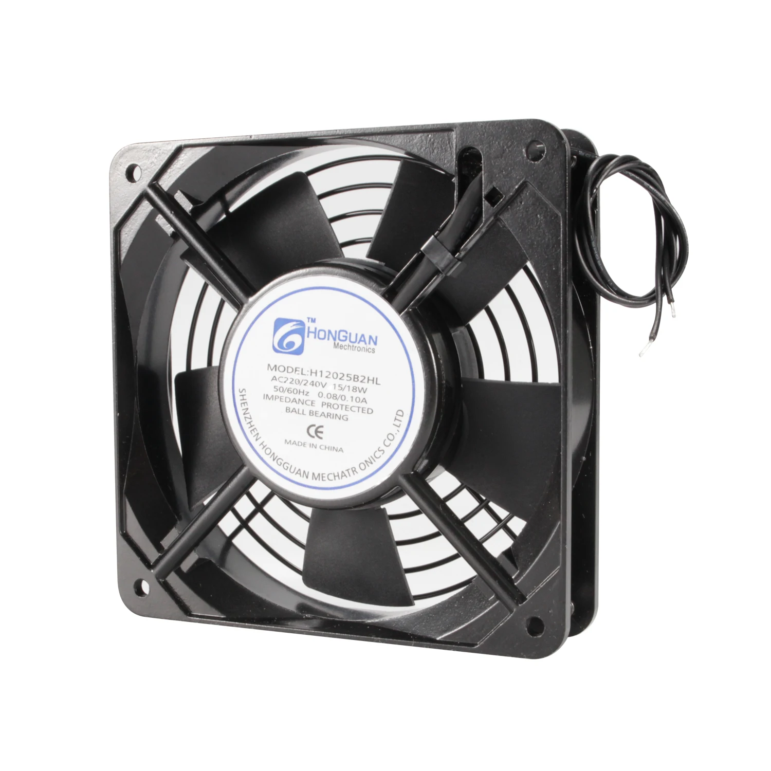 Black metal Square Duct Fan Exhaust Ventilator Ventilation Vent Air for Window Wall Bathroom Toilet Kitchen AC 220V 110V