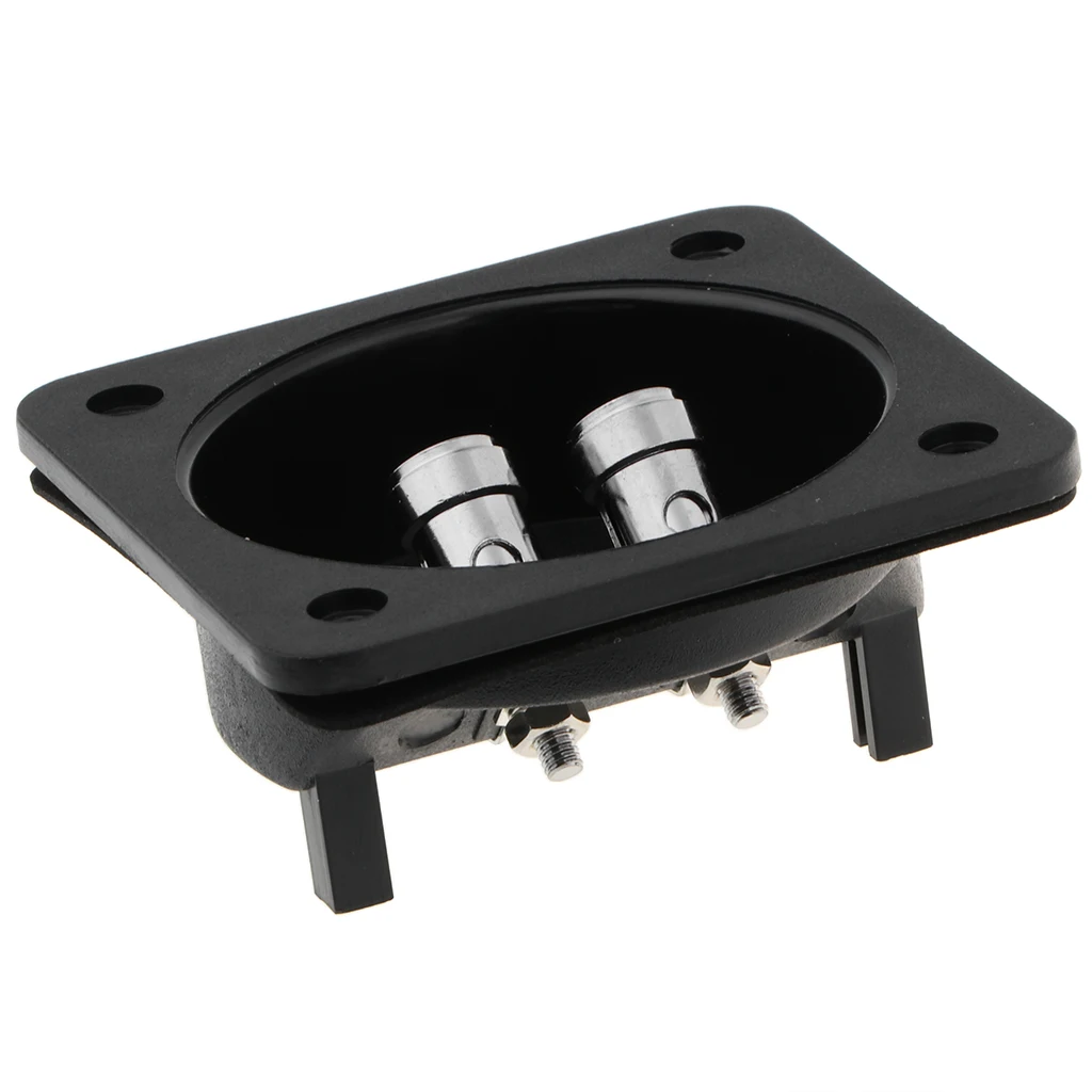 DIY 2-Way Speaker Box Terminal Binding Post Square Screw Cup Connector Subwoofer Plug 80 Press