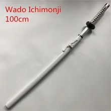 Anime Cosplay 1:1 Wado Ichimonji Roronoa Zoro Sword Weapon Armed Katana Espada Wood Ninja Knife Samurai Sword Prop Toys 100cm