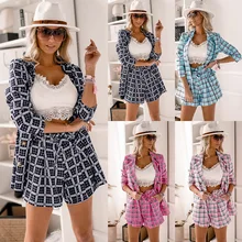 Pantalones cortos informales de moda para mujer, conjunto de ropa de talla grande, traje pequeño de 2 piezas, Otoño/Invierno, 2021