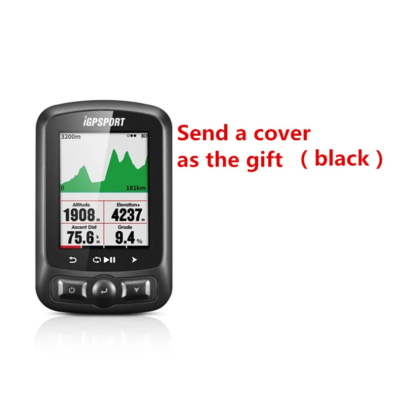 I gps порт IGS618 ANT+ gps компьютер Велосипед Bluetooth беспроводной секундомер водонепроницаемый датчик для мотоцикла Спидометр компьютер - Цвет: 1