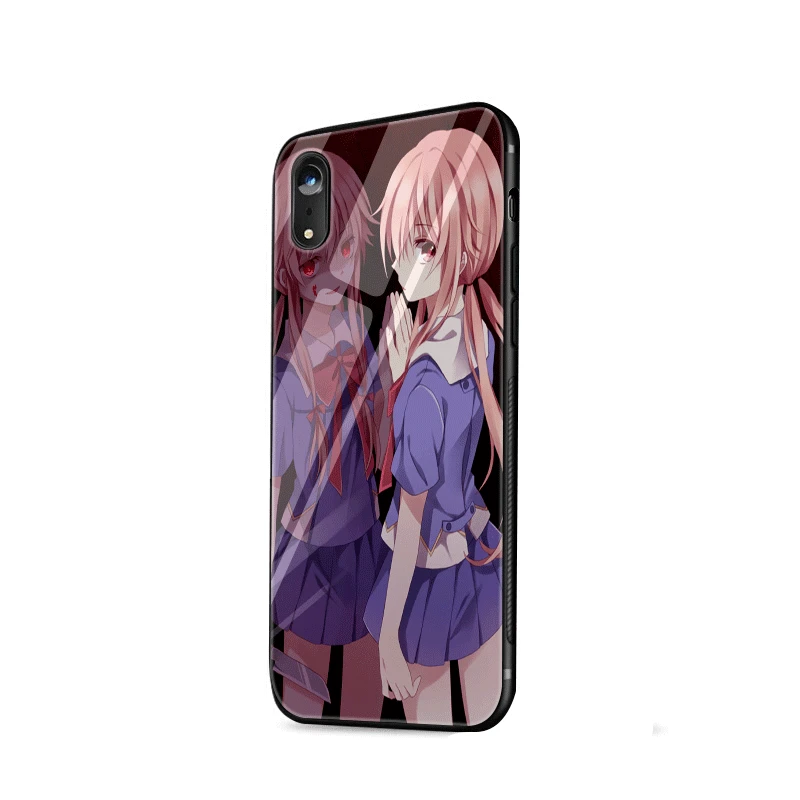 Чехол из ТПУ стекла для iPhone 5 5S SE 6 6S 7 8 Plus iPhone 11 Pro XR X XS максимальный Чехол аниме Mirai Nikki дневник будущего клиента