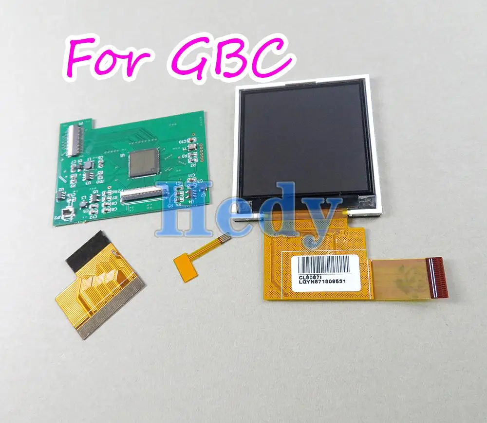 Kit para Modificação e Uso em Tela Lcd de Alta Iluminação para Nintendo Gbc Gbc Gbc Tela Lcd Iluminada Oem Kit Mais Iluminado - Image 6