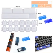 

Keyboard Cap Epoxy Mold DIY Mirror Mechanical Keyboard Silicone Mould Creative Personality Keyboard Key Cap Epoxy Mold
