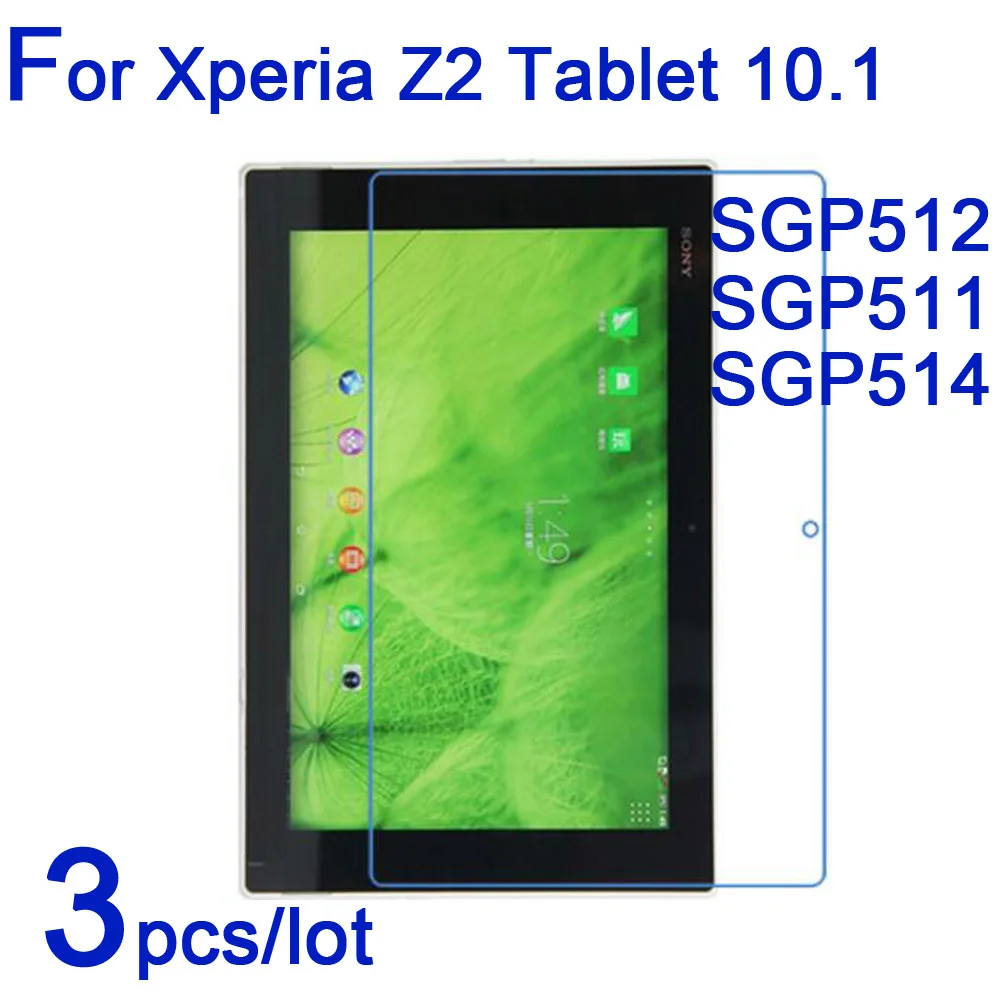 3 шт./лот для sony Xperia Tablet Z/Z2/Z4 SGP312 341 511 512 514 10,1 Защитные пленки мягкие прозрачные/матовые/Nano защитная пленка