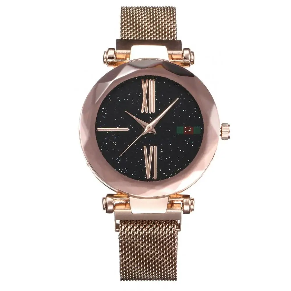 

Women's Watch Milan Belt Watch Magnet Buckle Design Watch Starry Pattern Watch Quartz Fashion Watch