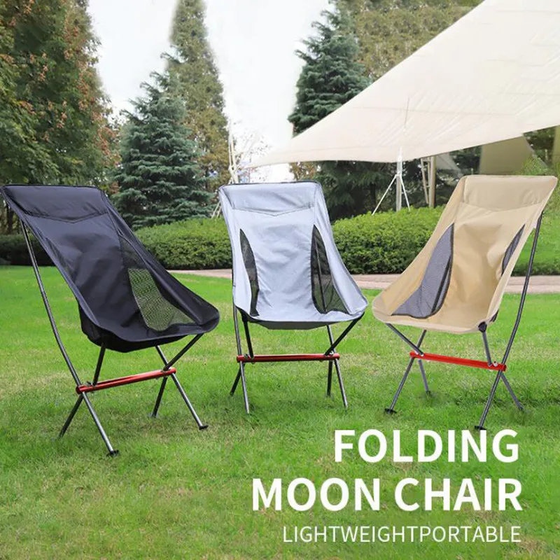 Ultralight High Back Folding Camping Chair Removable Washable Fishing Picnic BBQ Chairs With Carry Bag Heavy Duty Outdoor Stool | Мебель