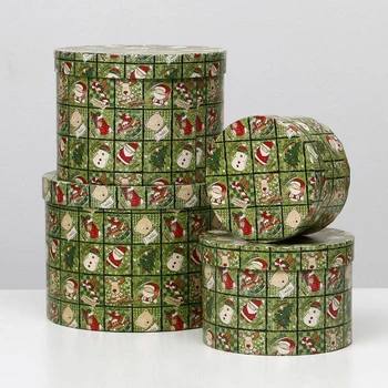 

Set of round boxes 4 in 1 "Christmas flare", 23 x 23 x 16 - 13.5 x 13.5 x 8 cm 5238450