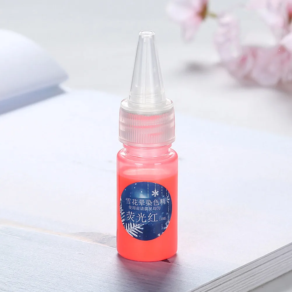 fluorescent red Клей кристально чистый эпоксидный для самостоятельного изготовления ювелирных изделий художественные поделки 15 цветов формы для искусства красящий пигмент@ M23 - Цвет: fluorescent red
