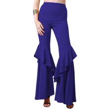 ##Special Price High Waist Wide Leg Pants for Women Ladies Elegant Ruffles Leggings Women Palazzo Flare Bell Bottom Pants Harajuku Women Pants ##Special Price High Waist Wide Leg Pants for Women Ladies Elegant Ruffles Leggings Women Palazzo Flare Bell Bottom Pants Harajuku Women Pants