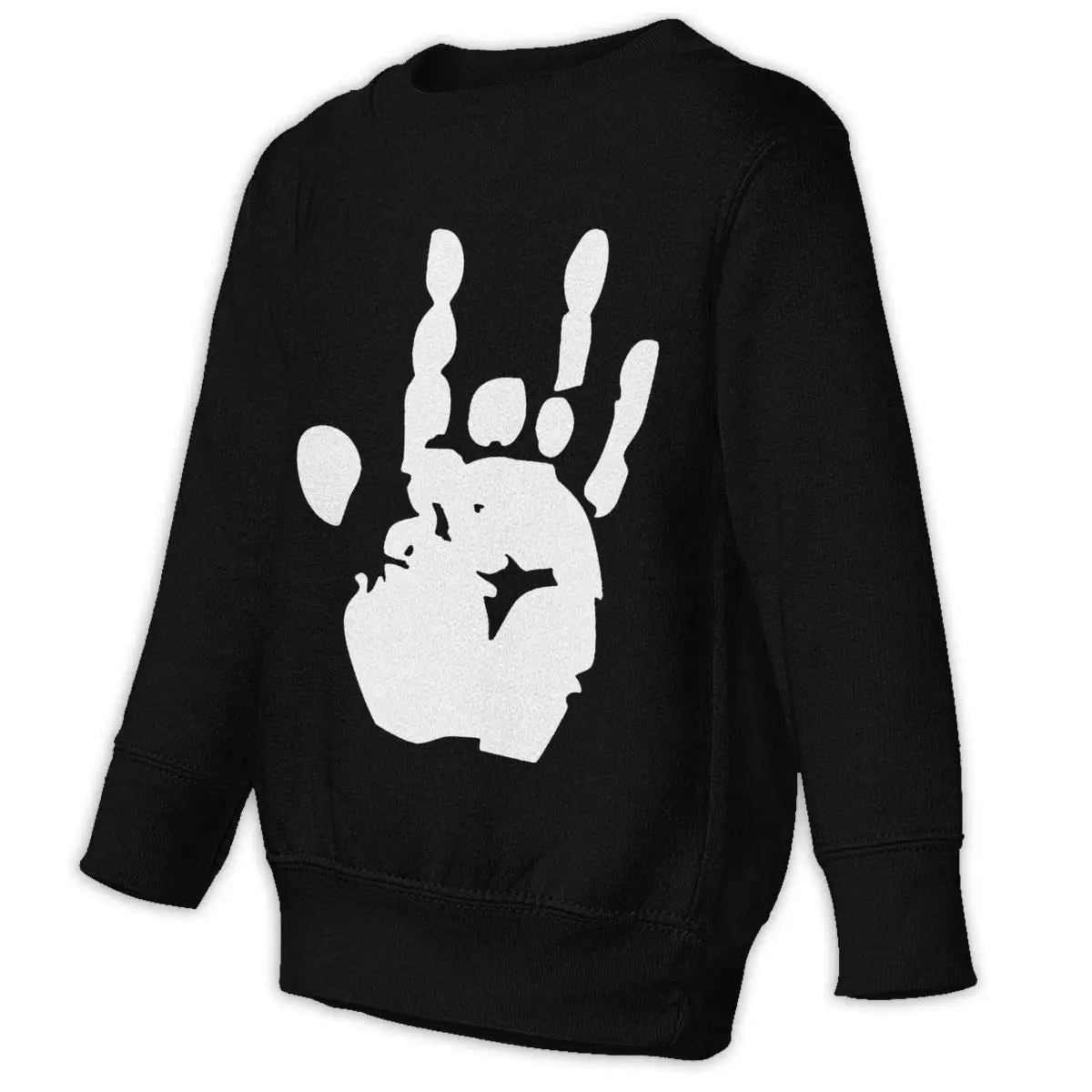 Jerry Hand Unisex Toddler Juvenile Sweatshirt Children Pullover Hoodie Sweater Black |