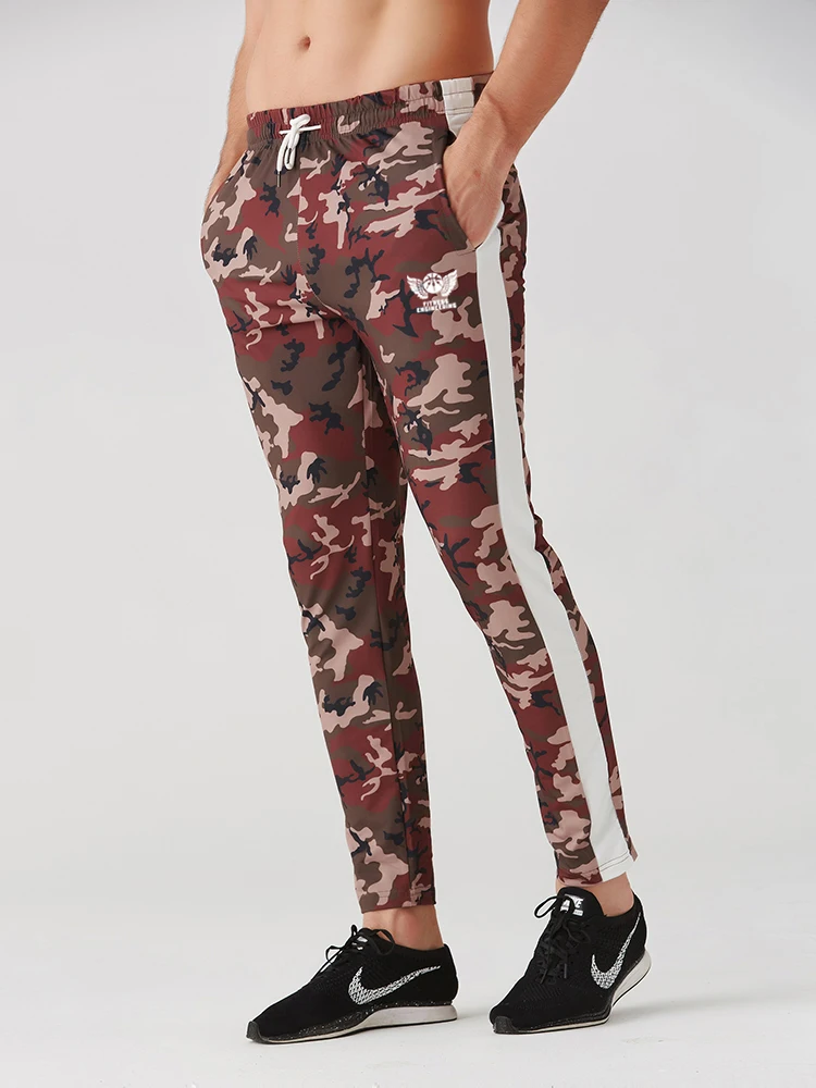 Joggers брюки мужские Новые камуфляжные тренировочные брюки Брендовые мужские брюки фитнес повседневные эластичные брюки бодибилдинг одежда