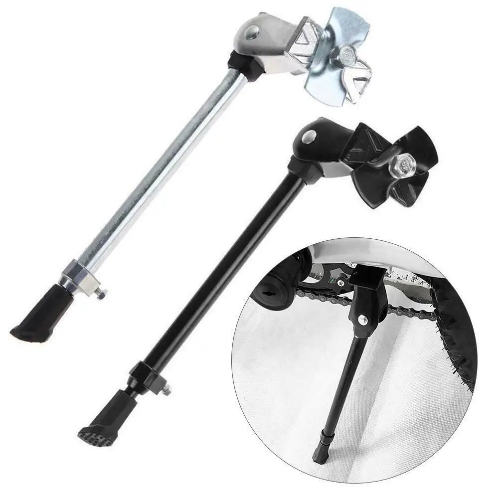 

New 16" to 27" Alloy Adjustable Bike Support Foot Brace Kickstand Kick Stand For MTB Road Mountain Bike Cycling Bicycle Parts