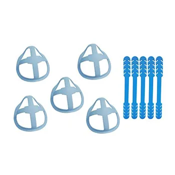 

Mascarilla 5pcs Washable Mouth Mask 3d Face Mask Inner Support Frame Adjustable Ear Strap Accessories Mouth Caps Washable