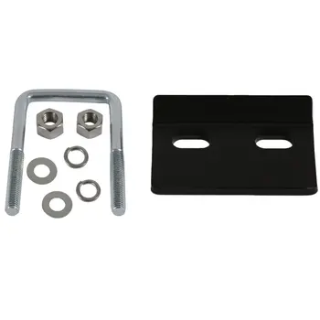 

Anti Rattle Hitch Bracket Ball Mount Tongue Tow Bar Trara For Caravan Black Metal Plate Universal Trailer Anti-Loose Device