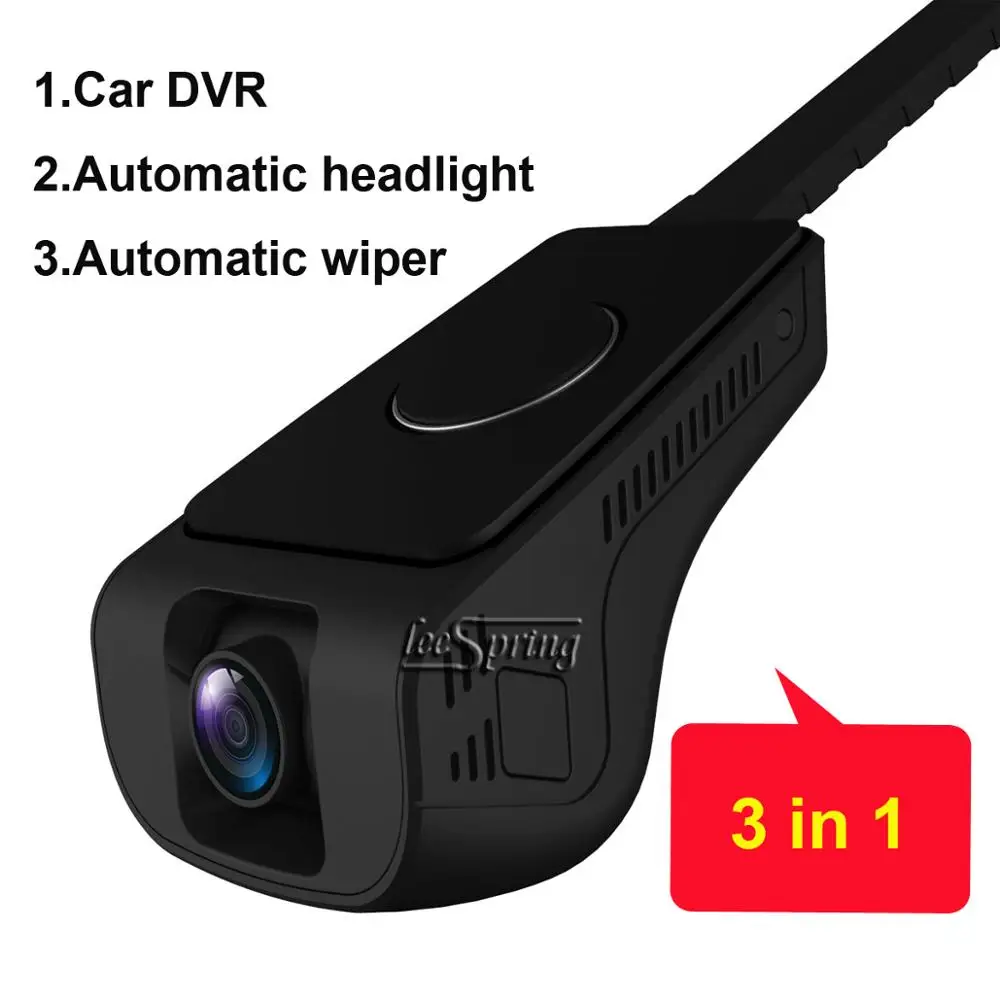 FULL HD Автомобильный видеорегистратор smart wiper Датчик автомобильных фар для TOYOTA Corolla