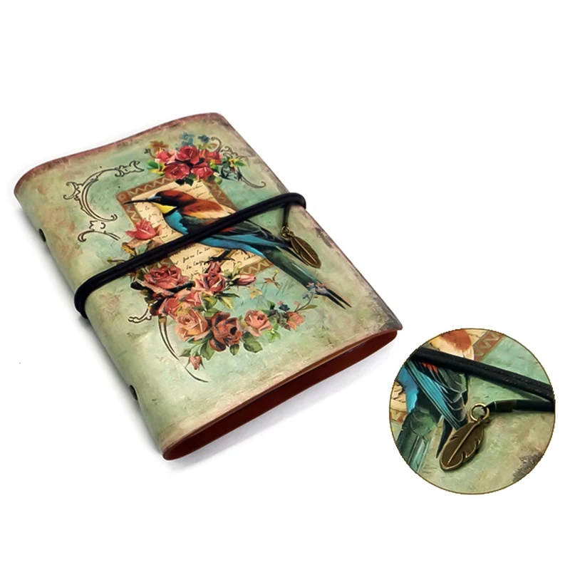 Vintage Stationery PU Leather Notebook Creative Kraft Paper Planner Sketchbook Agenda Filofax Travelers Diary Journal Notebooks