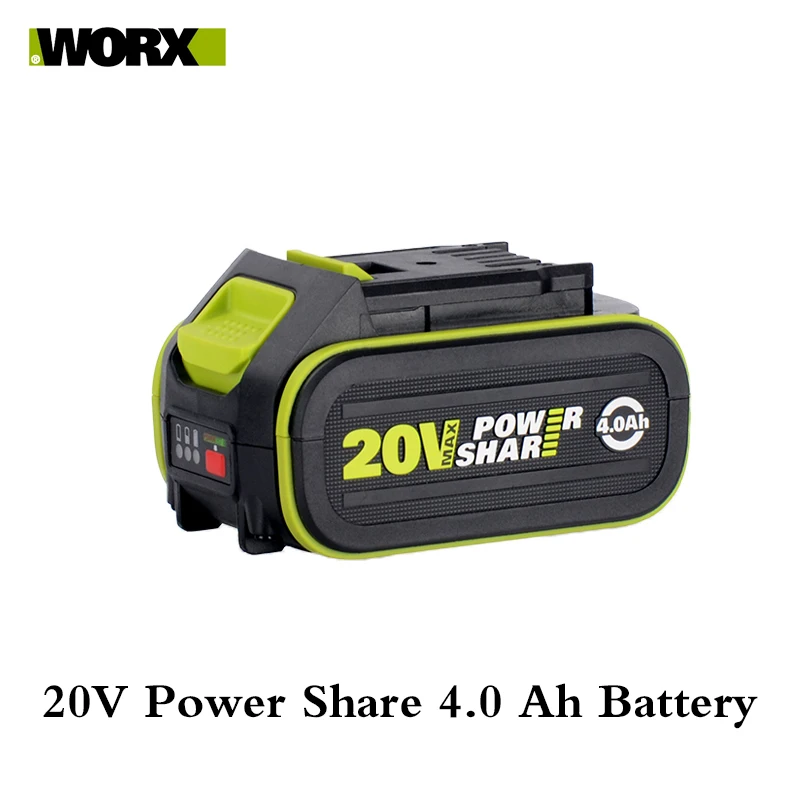 WORX 20V Power Show battery Share 2.0 Ah /4.0 Ah /5.0 Ah /6.0 Ah  Battery|Milling Cutter| - AliExpress