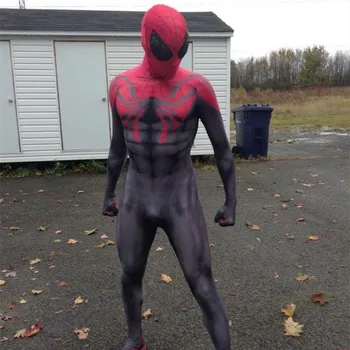 

Spider-Man Raimi Spiderman Cosplay Peter Parker Costume Superhero Zentai Bodysui Adult man Superior spider man Jumpsuit Rompers