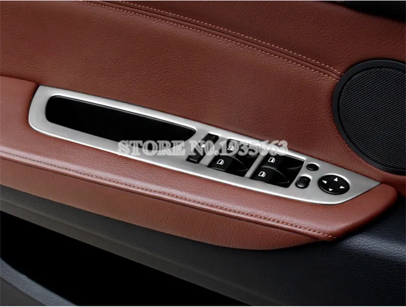 For BMW X6 E71 2009 2014 Inner Door Armrest Window Switch Button Cover