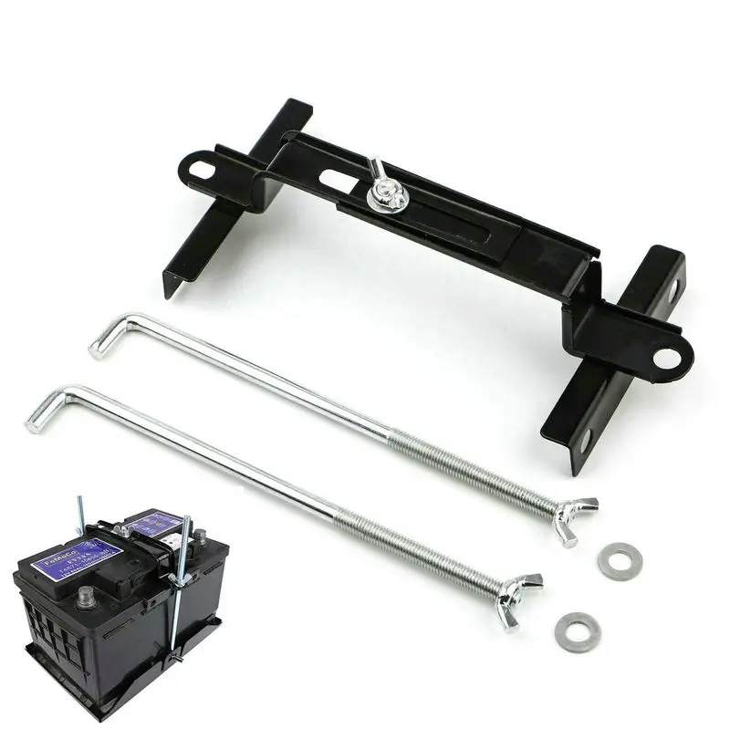 Adjustable Car Hold Down Clamp Stable Rack Crossbar Battery Bracket Durable Holder Storage Auto Accessories | Автомобили и