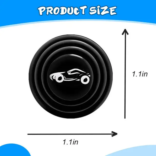 Car door Shock-absorbing And Silent Gasket With Car Logo General Closing Door Shock-proof Pads Anti-collision Strips Sound 5