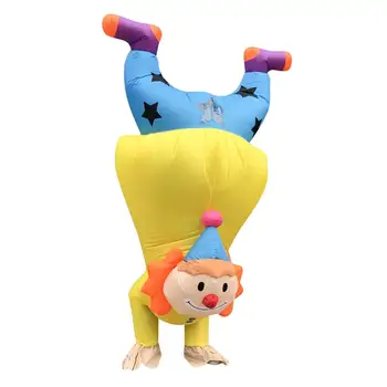 

Holiday Celebration New Inverted Clown Inflatable Suit Soft Washable Moved Any Place Indoor And Outdoor 1 Pcs